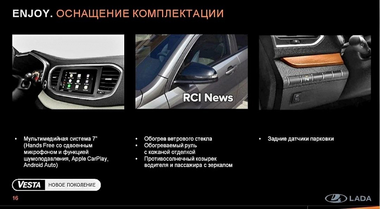 Что предложит Lada Vesta NG за 1,7 млн рублей? Раскрыто оснащение всех версий